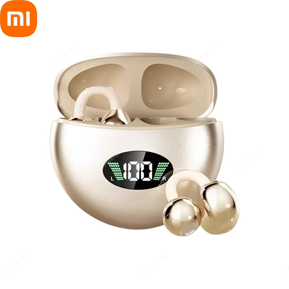 Xiaomi Wireless Bluetooth Q71 Clip-on Earphones High Sound Quality Earbuds Led Display Headphones Music Sports Headset