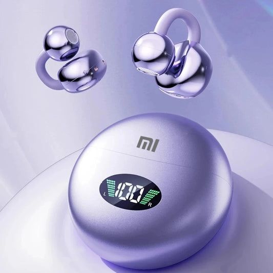 Xiaomi Wireless Bluetooth Q71 Clip-on Earphones High Sound Quality Earbuds Led Display Headphones Music Sports Headset