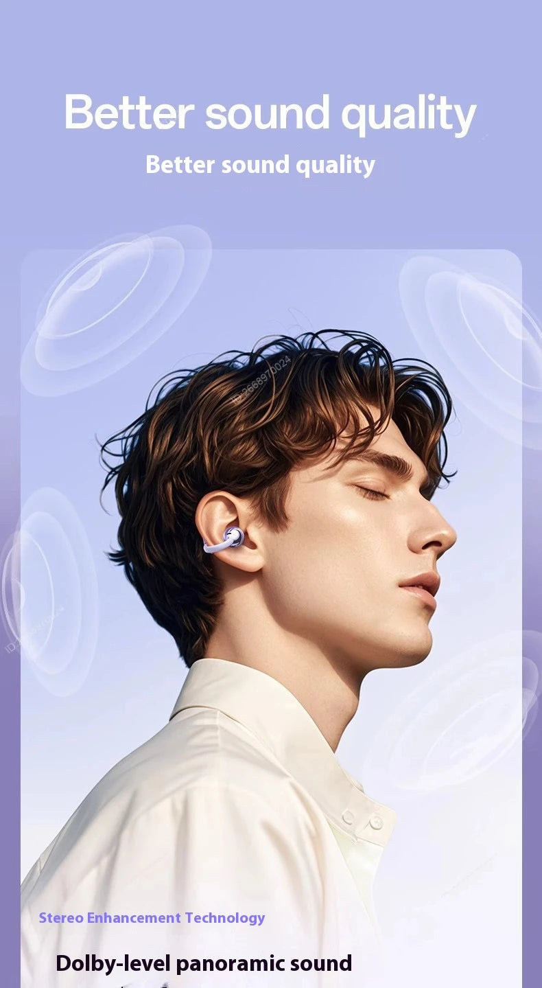 Xiaomi Wireless Bluetooth Q71 Clip-on Earphones High Sound Quality Earbuds Led Display Headphones Music Sports Headset