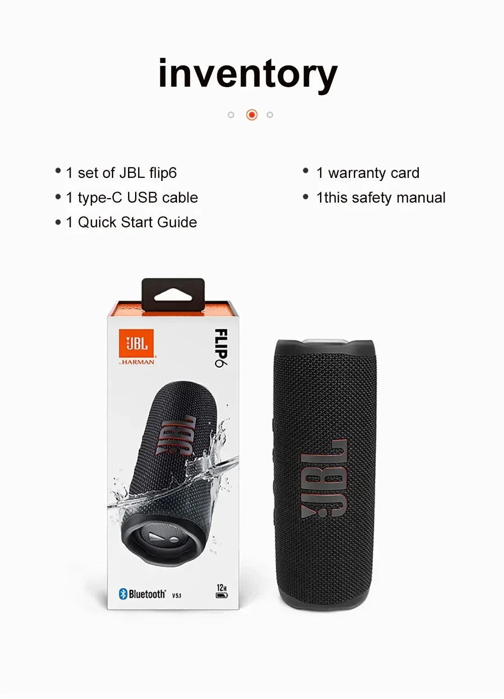 Parlante Bluetooth JBL FLIP 6 Original – Potencia, Resistencia y Sonido Profesional
