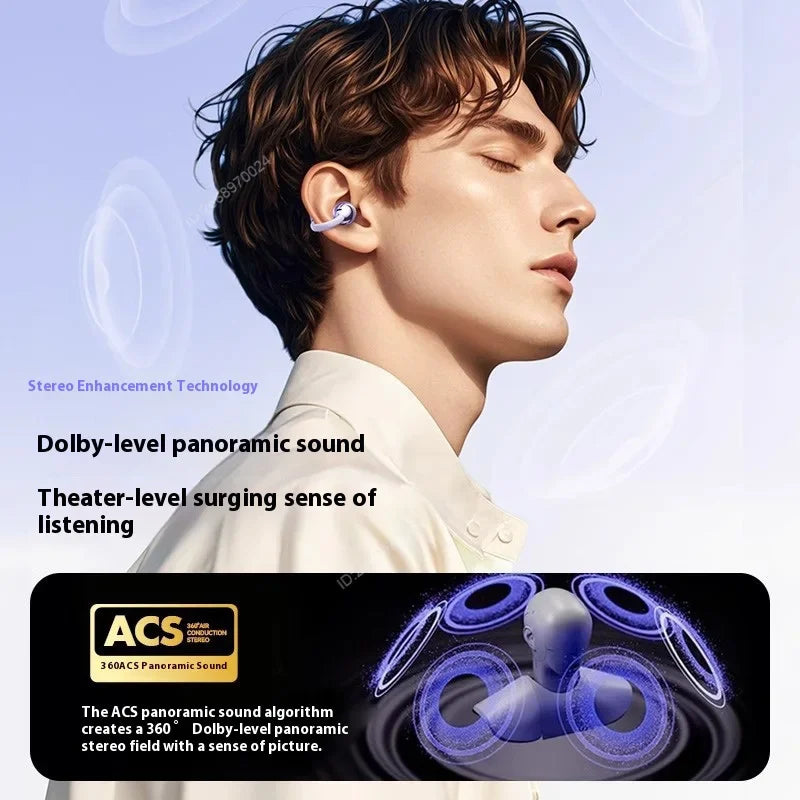 Xiaomi Wireless Bluetooth Q71 Clip-on Earphones High Sound Quality Earbuds Led Display Headphones Music Sports Headset