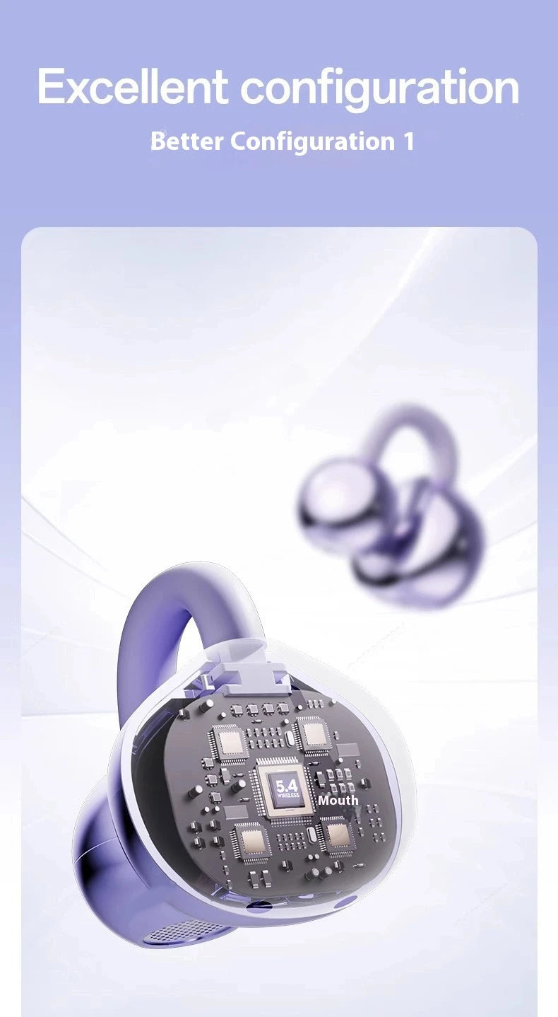 Xiaomi Wireless Bluetooth Q71 Clip-on Earphones High Sound Quality Earbuds Led Display Headphones Music Sports Headset