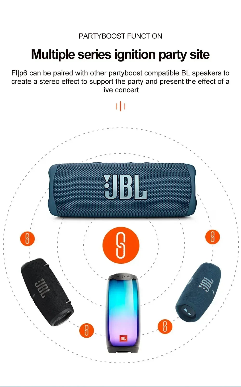 Parlante Bluetooth JBL FLIP 6 Original – Potencia, Resistencia y Sonido Profesional