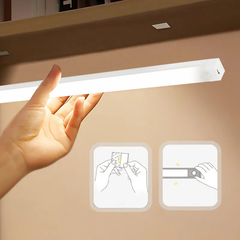 Luz LED de Gabinete con Sensor de Movimiento – Tema Fantasía, Recargable USB