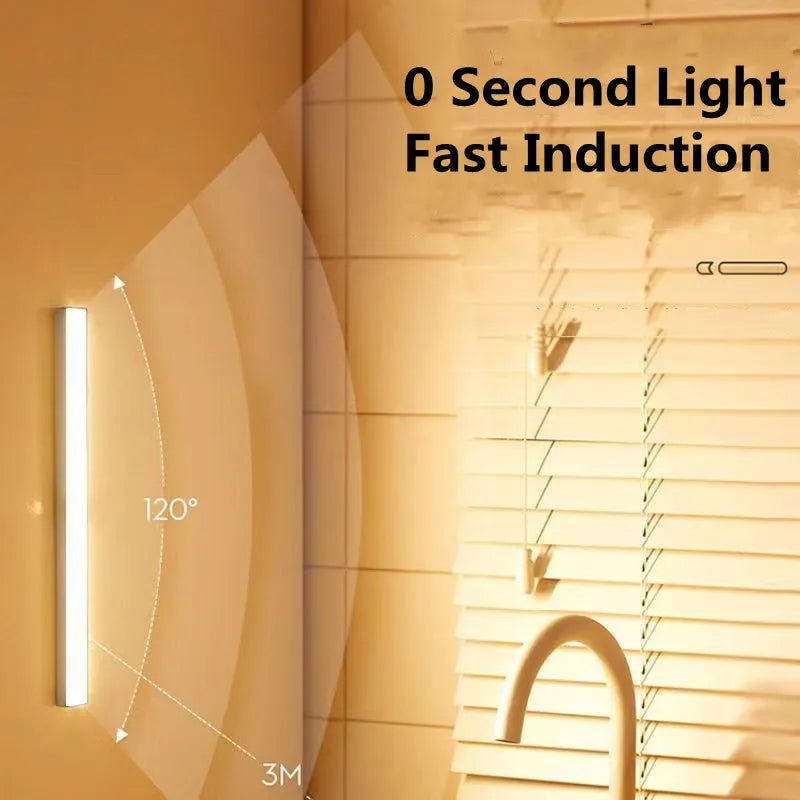 Luz LED de Gabinete con Sensor de Movimiento – Tema Fantasía, Recargable USB